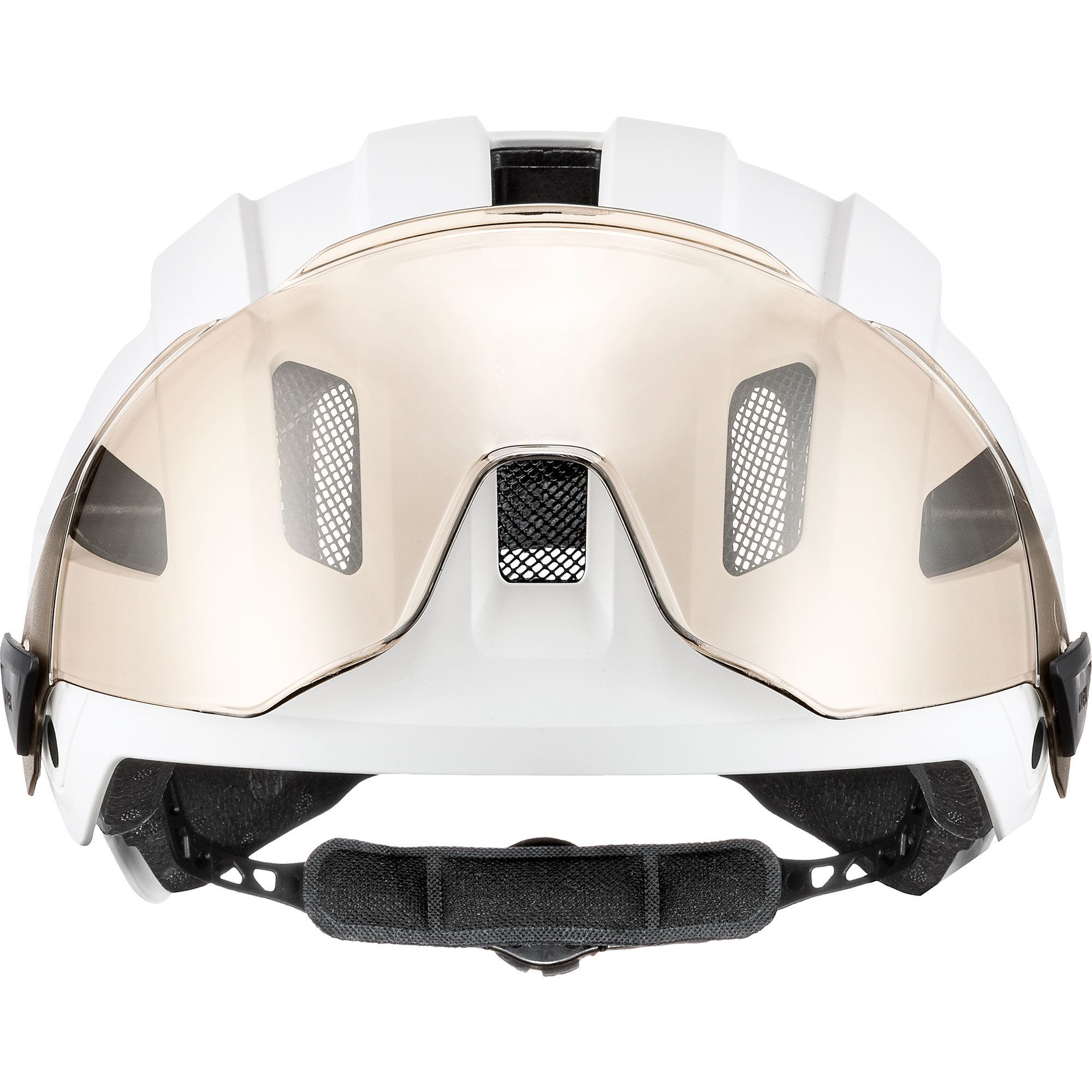 Uvex Stride visor Fahrradhelm white matt