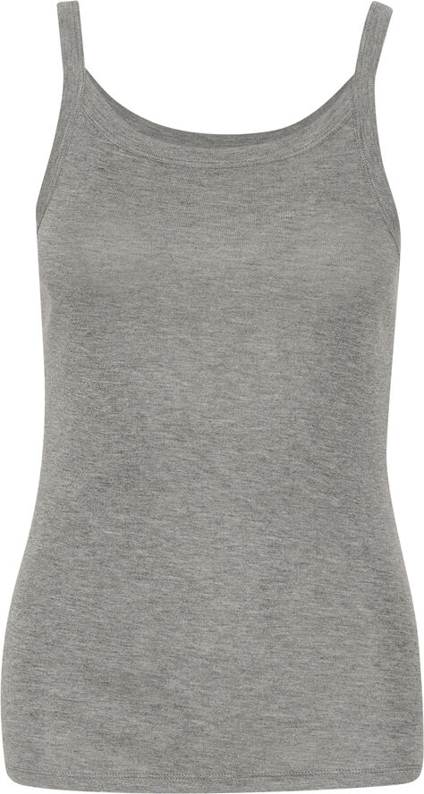 Soaked in Luxury SLFauna Tank Top Grey melange
