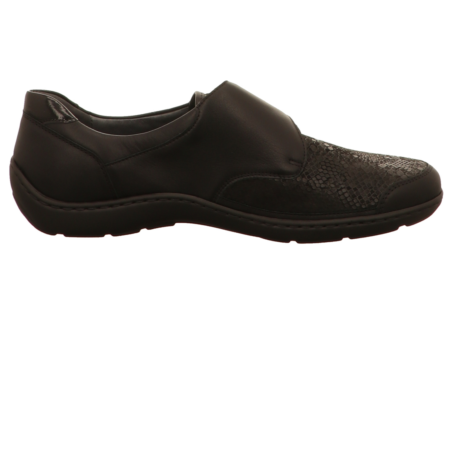 Waldläufer Halbschuh schwarz schwarz