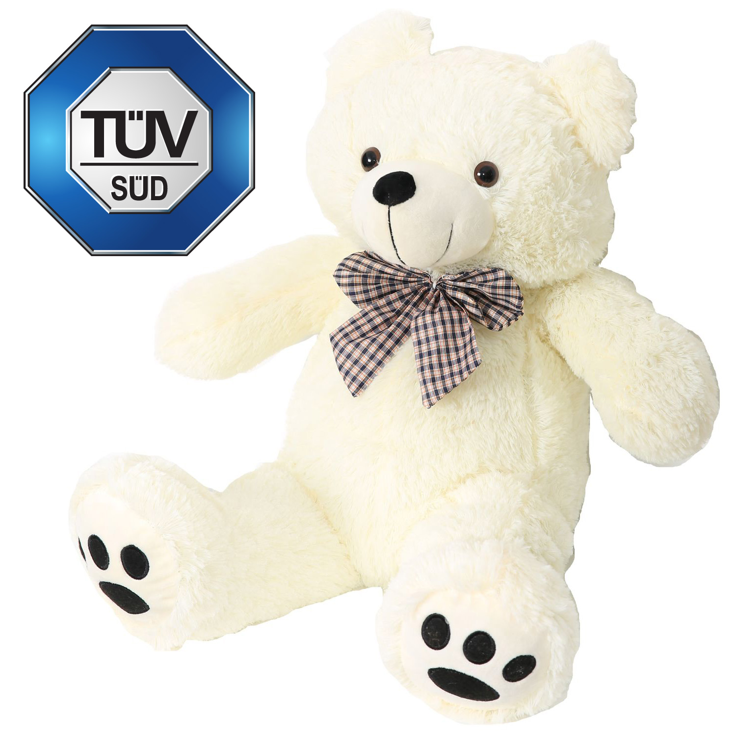 Teddybär XXL 160 cm beige