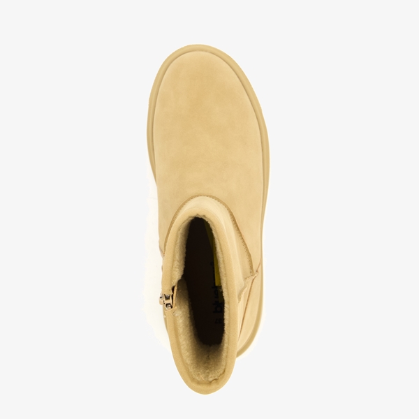 Blue Box dames enkellaarsjes beige