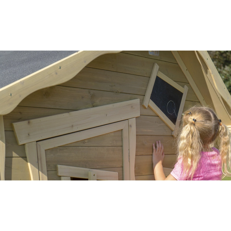 EXIT Crooky 150 Holzspielhaus - graubeige