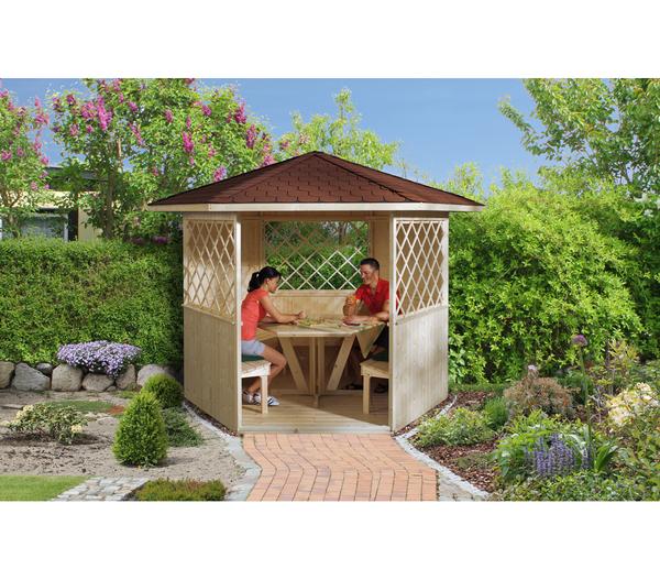 Weka Pavillon 233 inkl. Sitzgarnitur, ca.