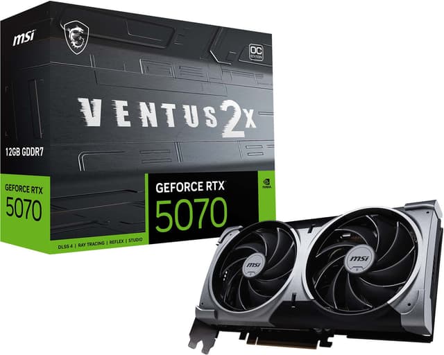 MSI GeForce RTX 5070 12G VENTUS 2X OC grafikkort