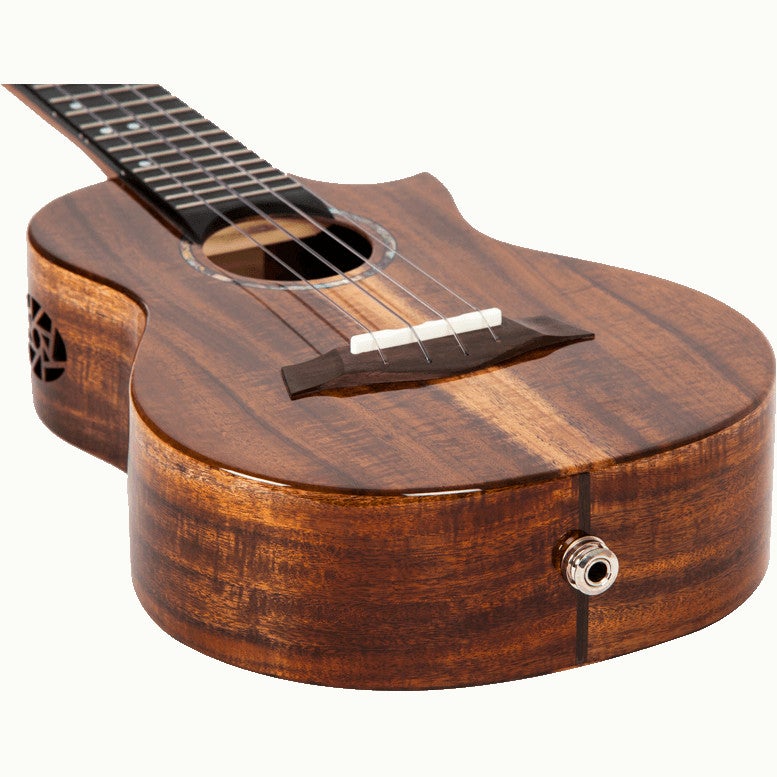 Flight Royal Series Spirit EQ-A Concert elektrisch-akoestische concert ukelele met gigbag