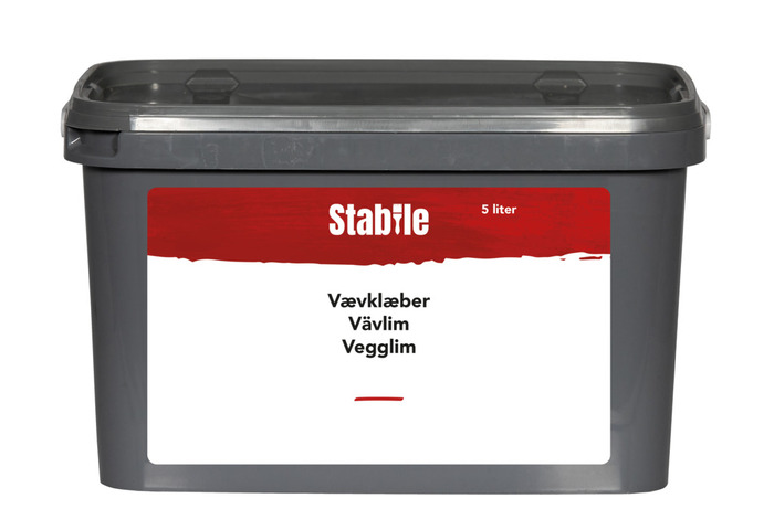 Vævklæber hvid 5 liter - Stabile