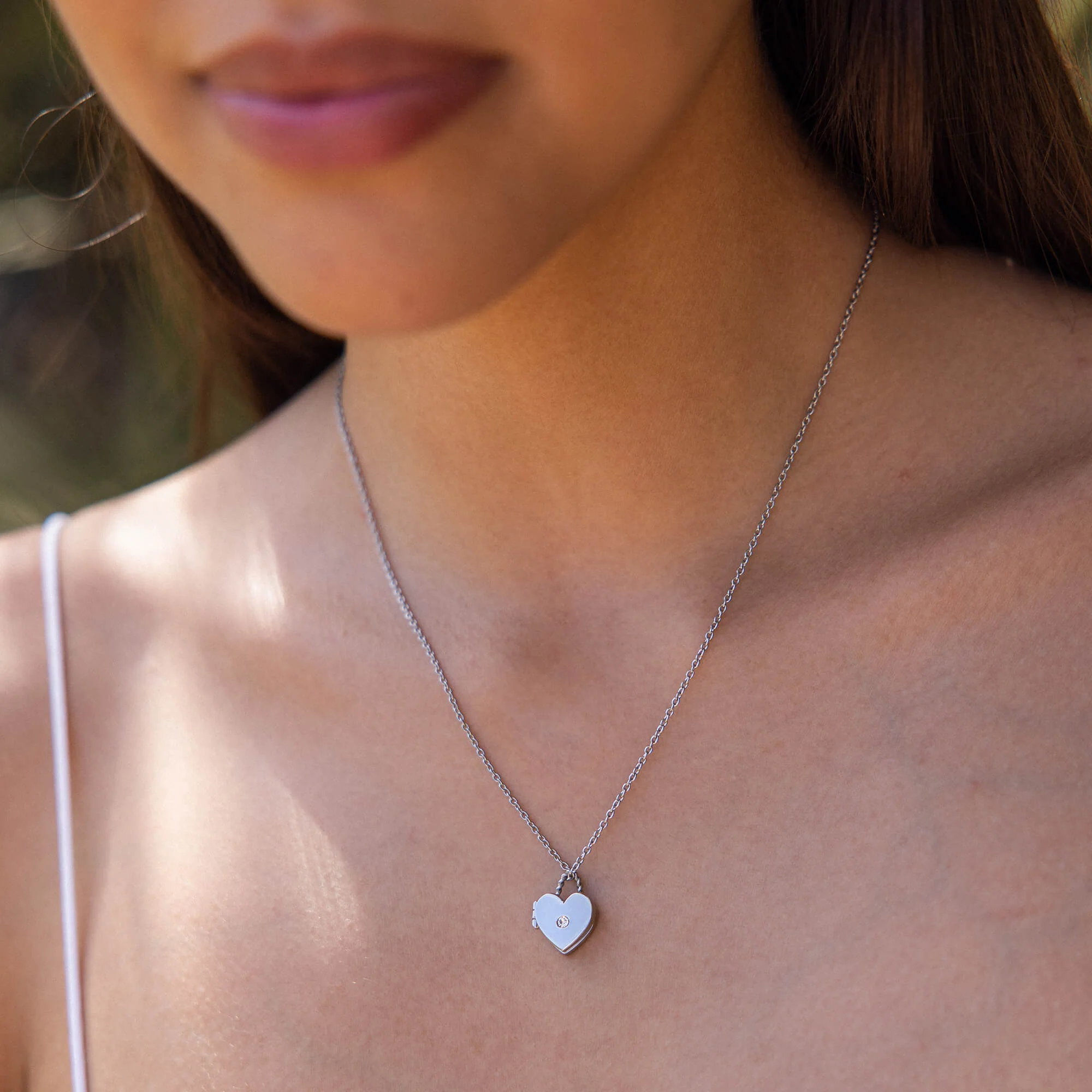 Heartbeat Medaillon Kette - PURELEI