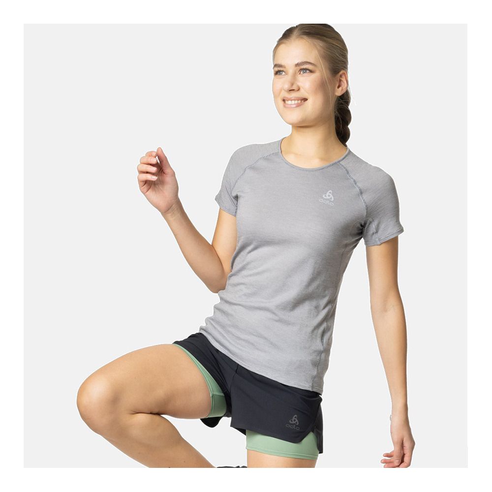 Odlo X-ALP PW 115 - Maillot Femme grey melange
