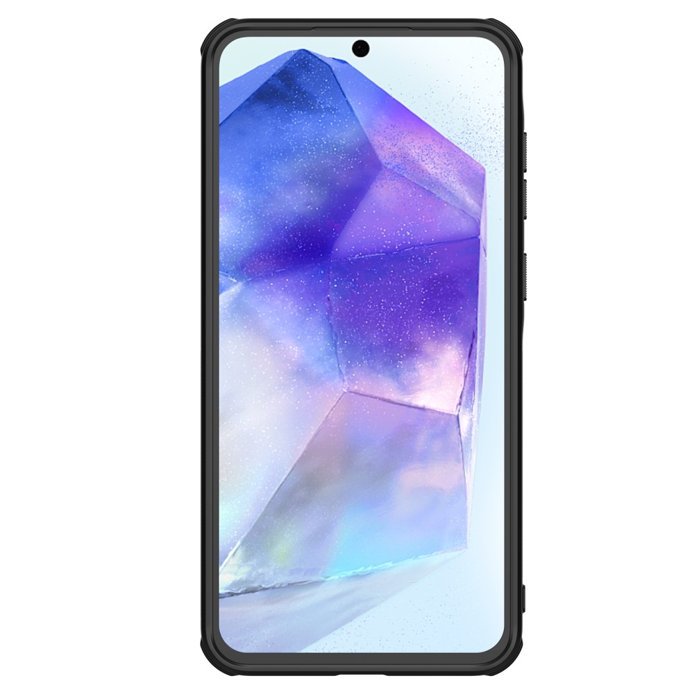 Samsung Galaxy A56 Hardcase Schutzhülle Grip Design MagSafe-Modul - Schwarz