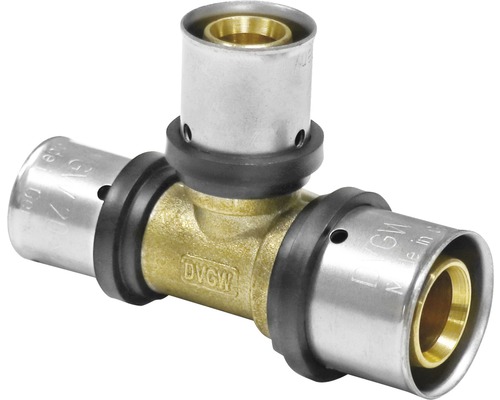 veporit. Persfitting T-stuk Connect TH en U-profiel 20 x 16 x 16 mm voor composietbuis