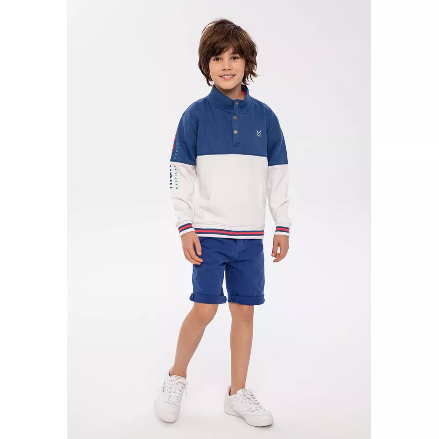 MINOTI Sweatshirt WeißDunkelblau