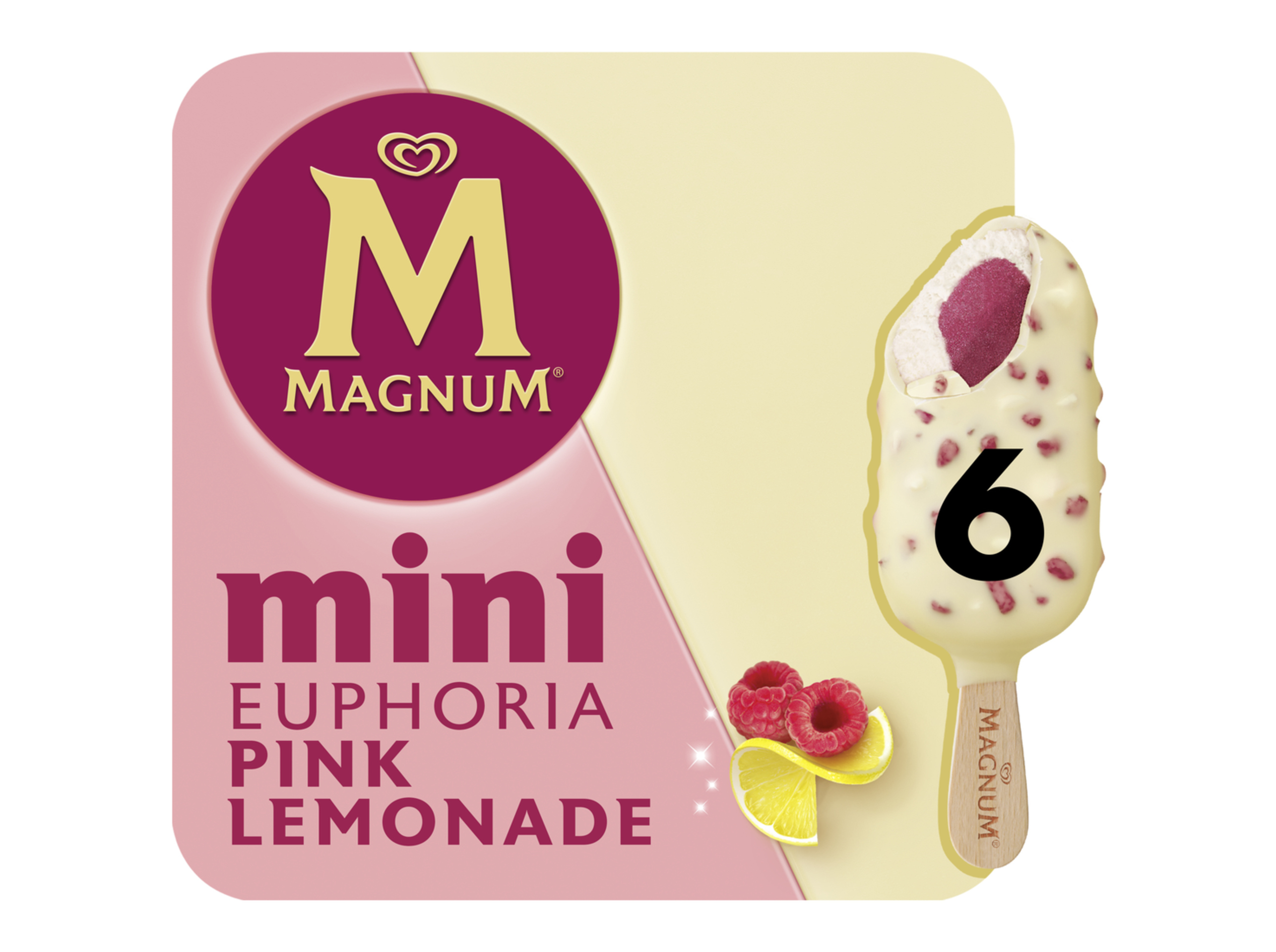 GELADO MAGNUM MINI EUPHORIA 6X55ML