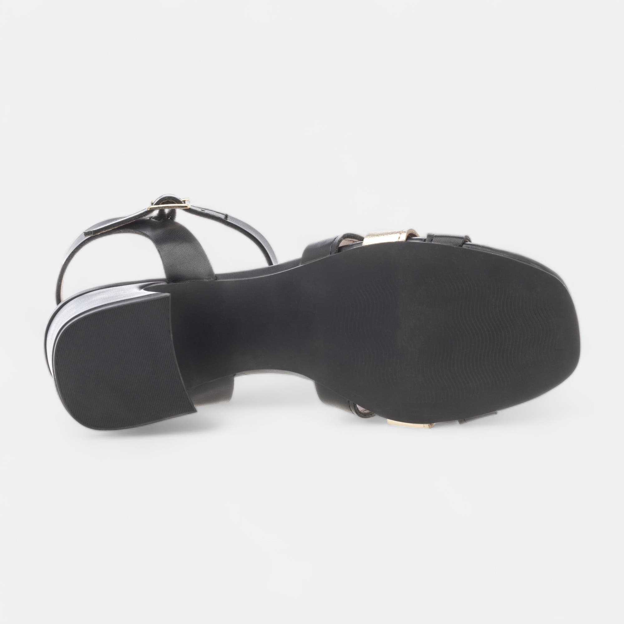 Nu-pieds à talon Femme noir