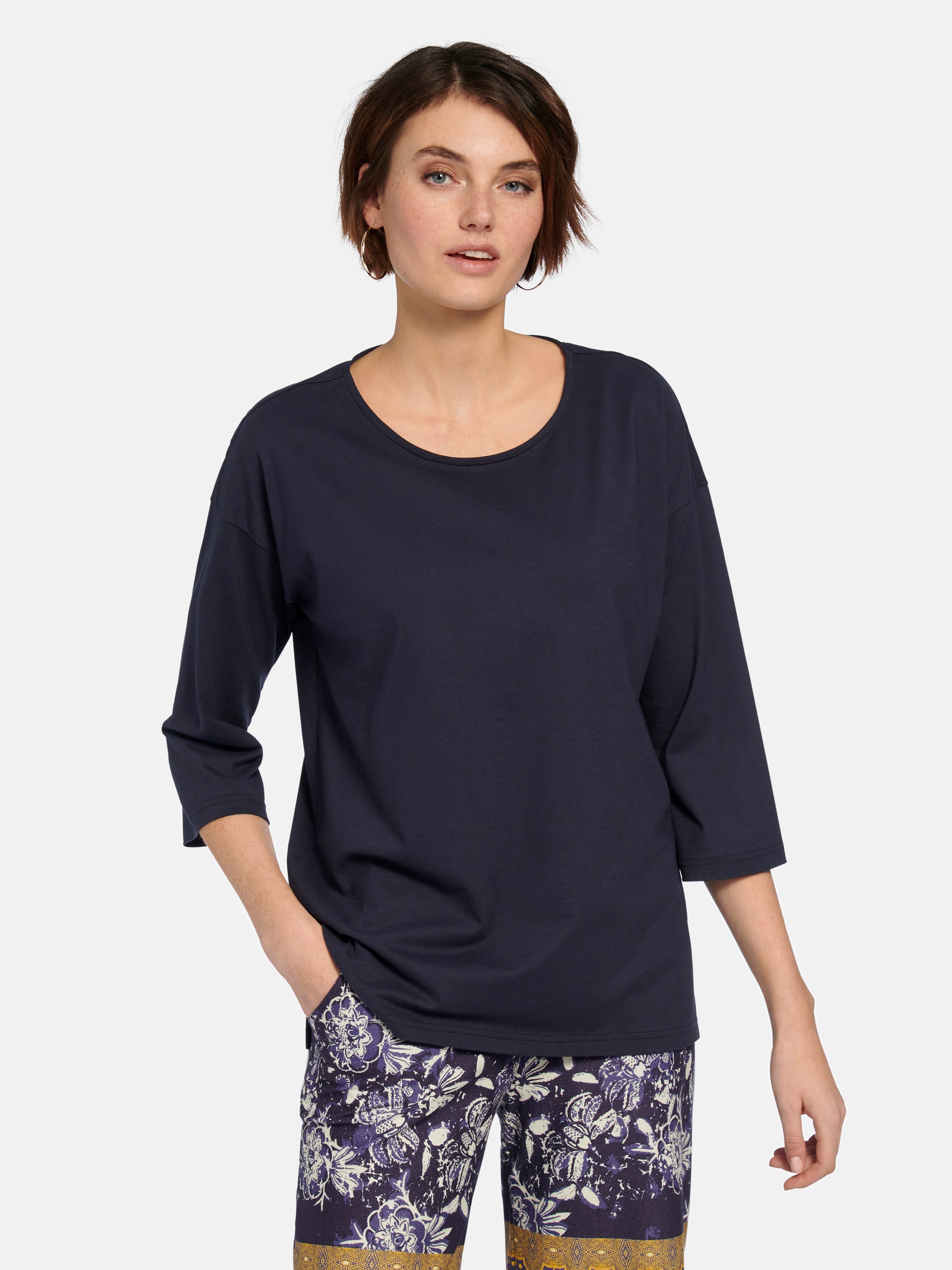 Rundhals-Shirt