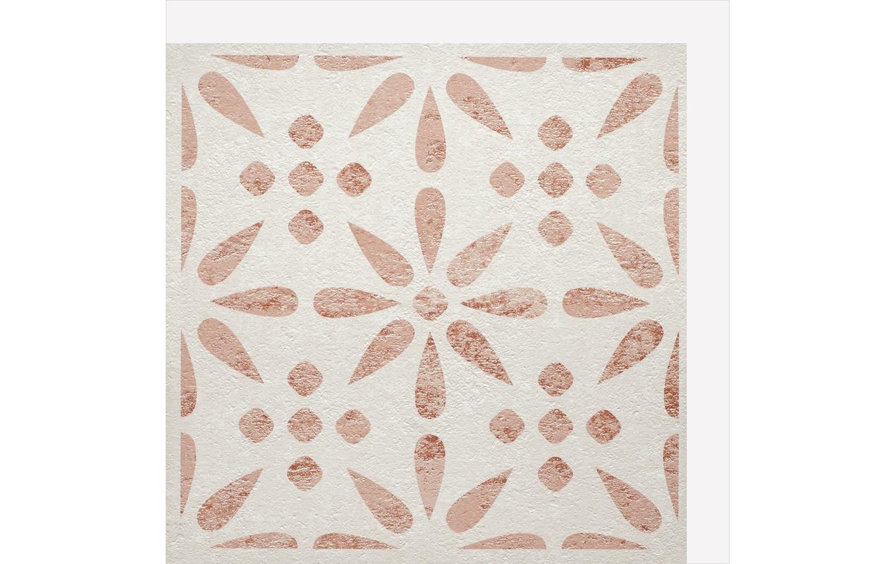Wanddekoration Vintage Flowers 6 Stück, 30.5 x 30.5 cmWandfliesen