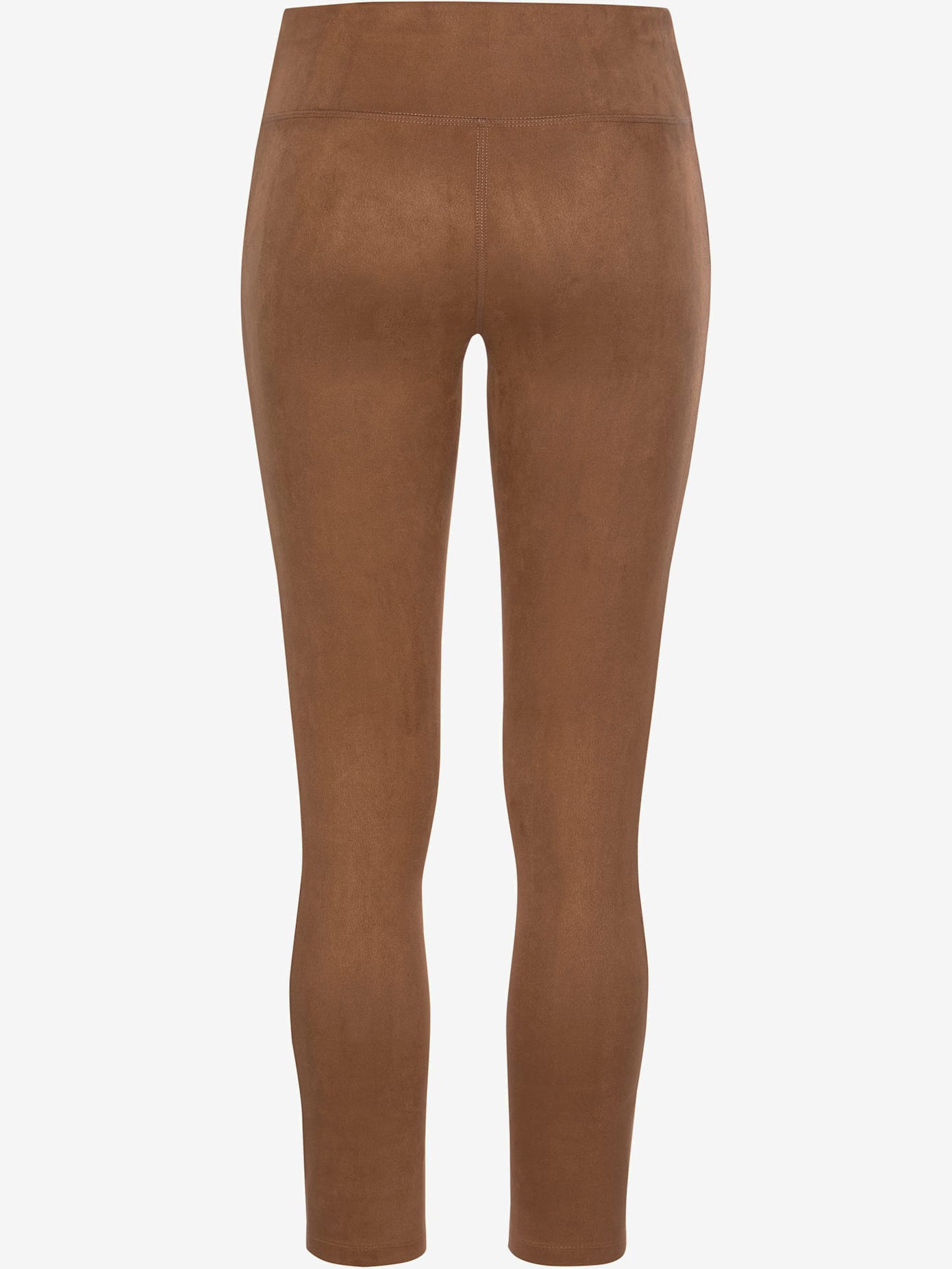 Legging imitation cuir velours