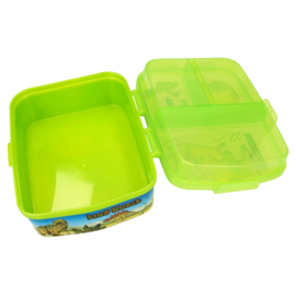 Dino World broodtrommel XL NEON