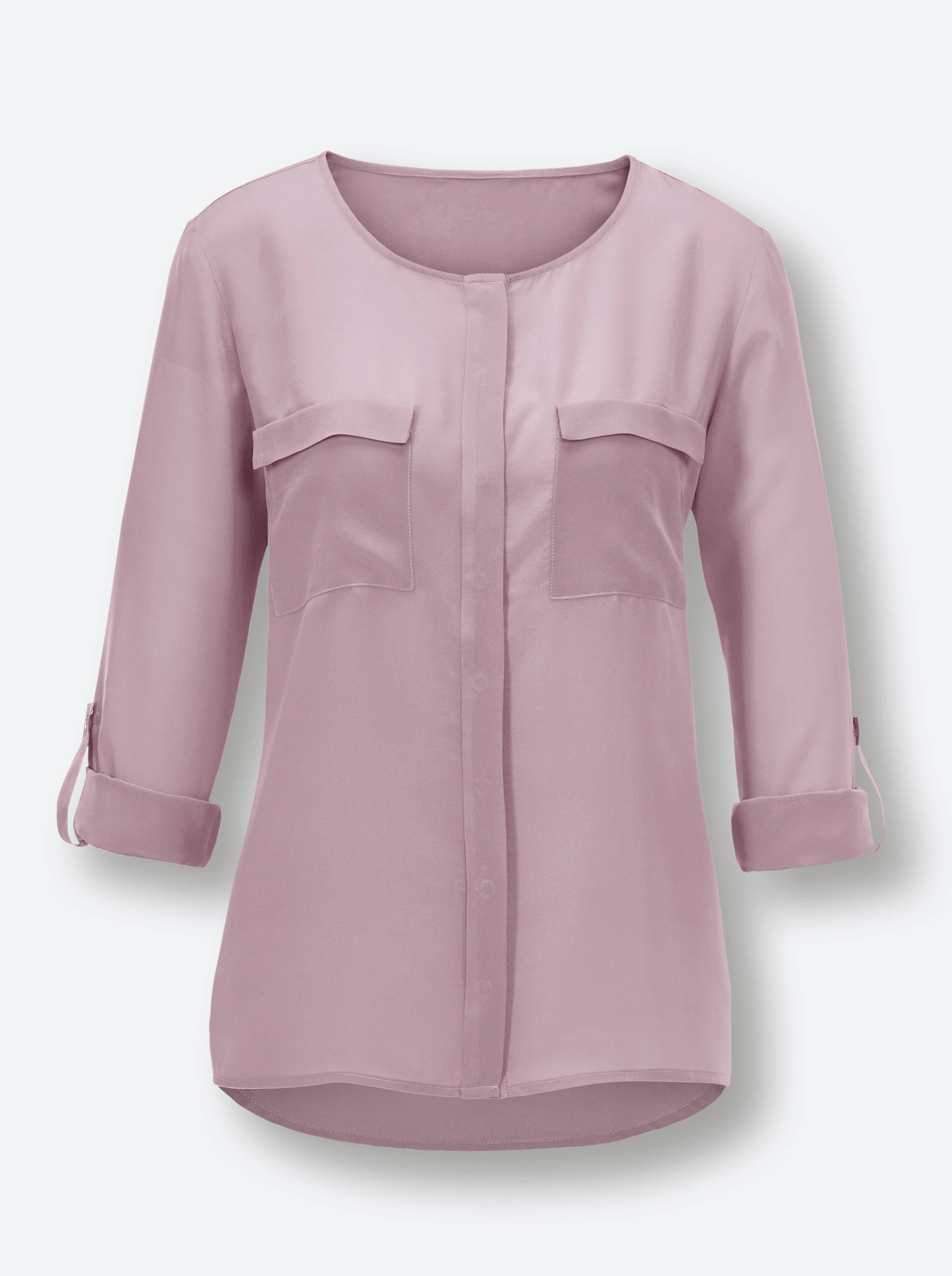 heine Seiden-Bluse in mauve
