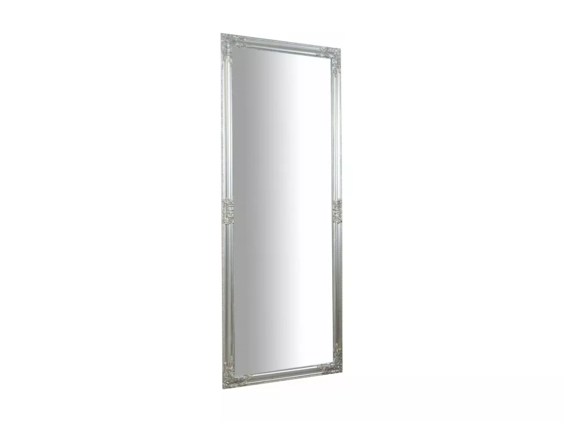 Miroir mural long - Miroir sol et mural cadre bois - 180x4x72 cm