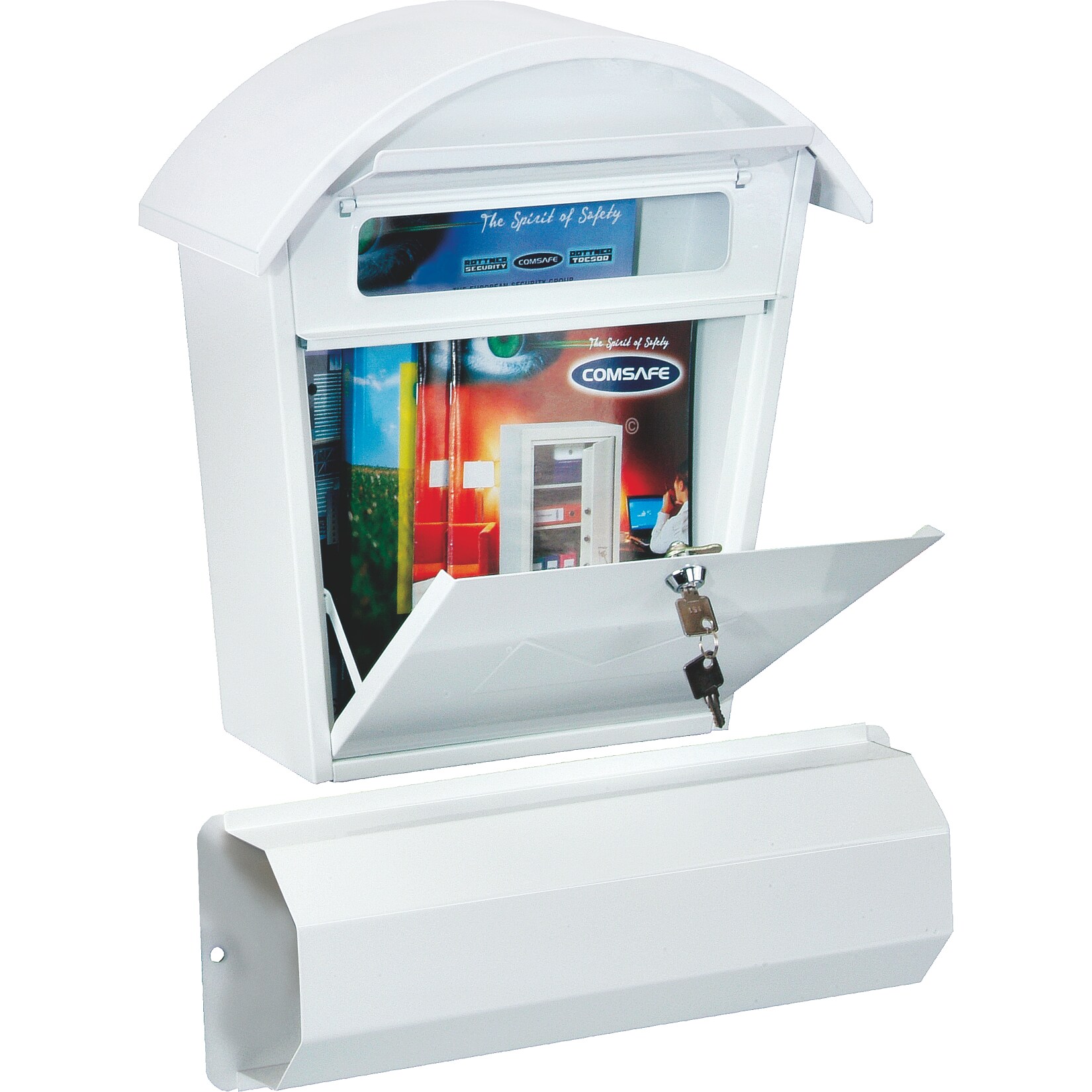 Rottner Aosta Set Briefkasten weiß