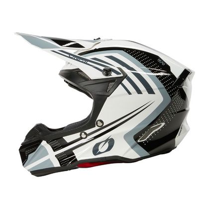 Casque cross O'Neal 5SRS POLYACRILYTE - SPIKE 2025 - Blanc / Noir