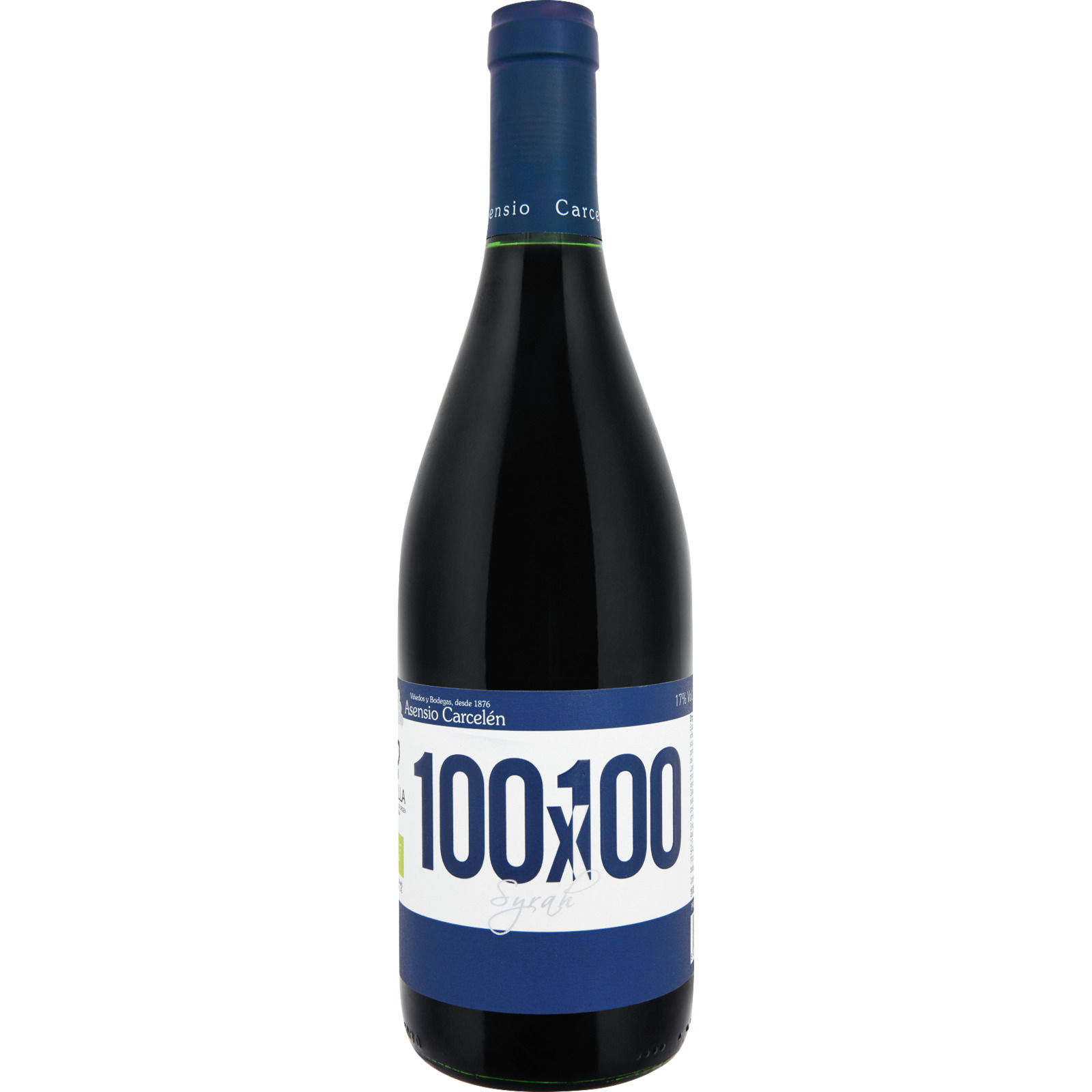 100x100 Syrah Organic 75 cl