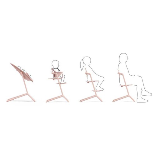 Chaise haute LEMO Pearl Pink - CYBEX