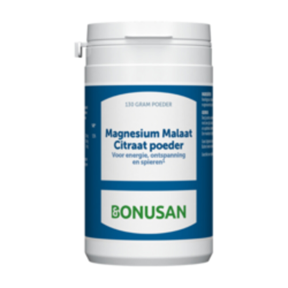 Bonusan Magnesium Malaat Citraat poeder 130 gr