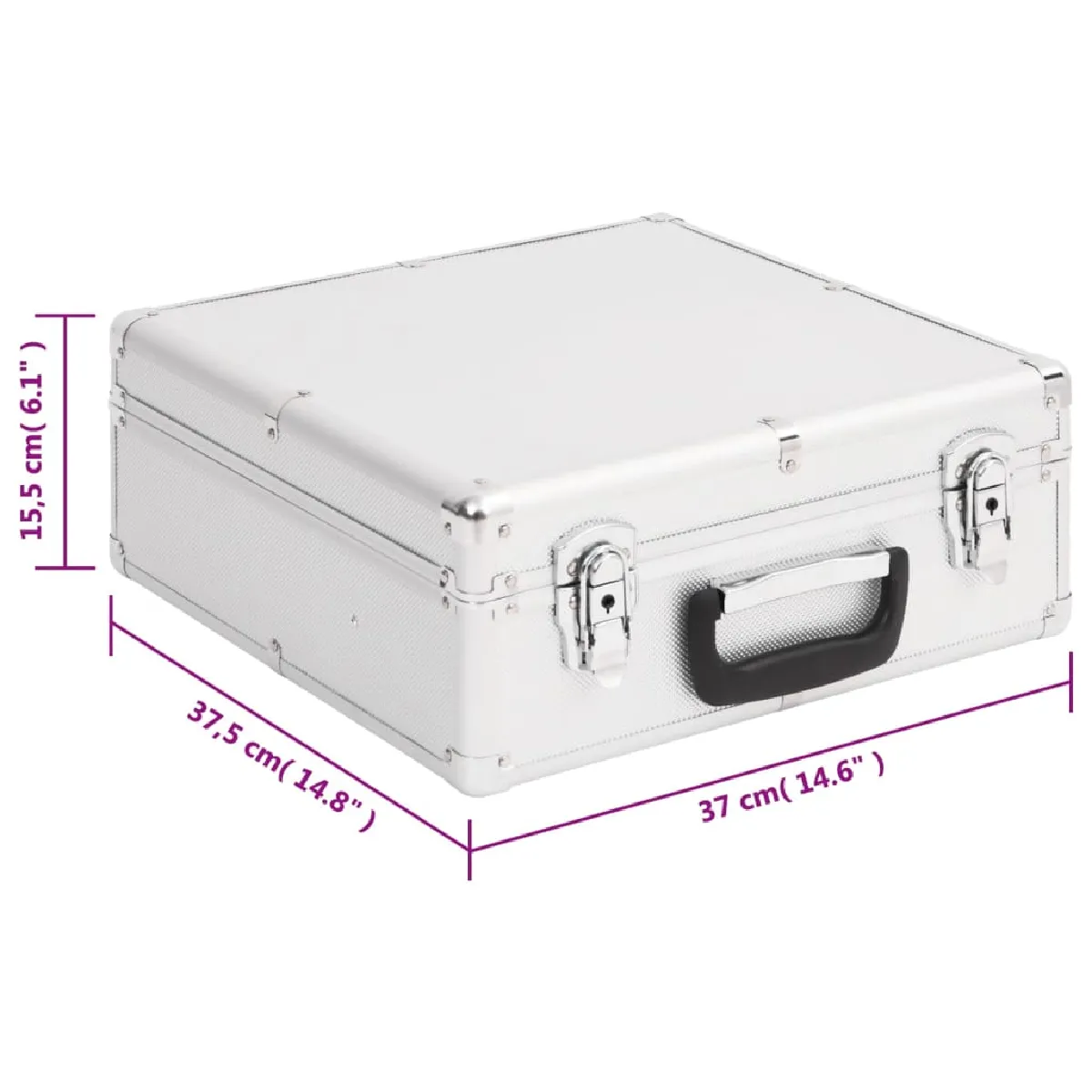 vidaXL Jeu de Jetons de Poker 600 pcs