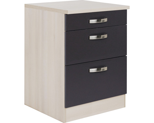 Optifit ladekast Porto220 BxDxH 60x60x84,8 cm antraciet mat gedemonteerd
