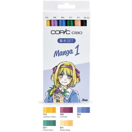 COPIC® ciao 5 1 Sets Manga