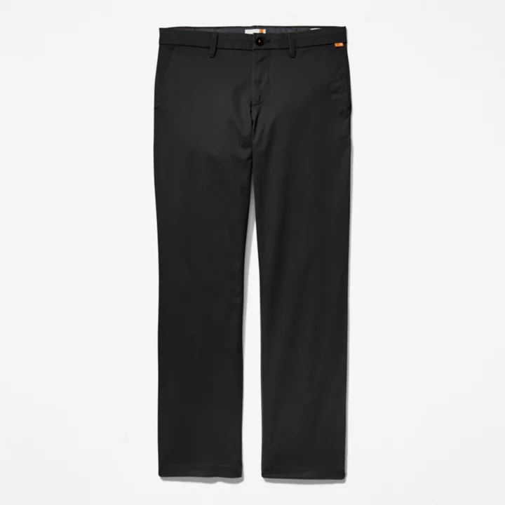 Calça chino Squam Lake Stretch para homem, na cor preta.