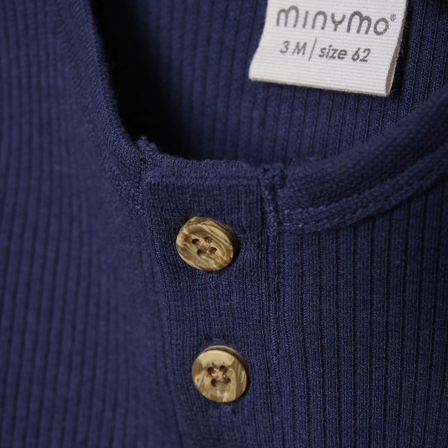Minymo Langarmbody Dark Navy