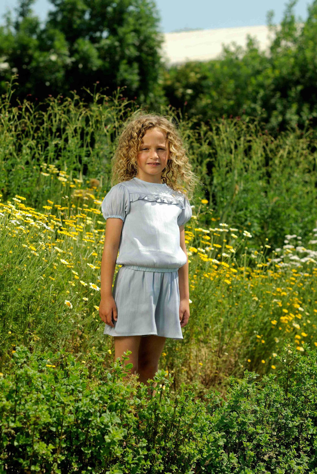Le Chic top EVERLY lichtblauw