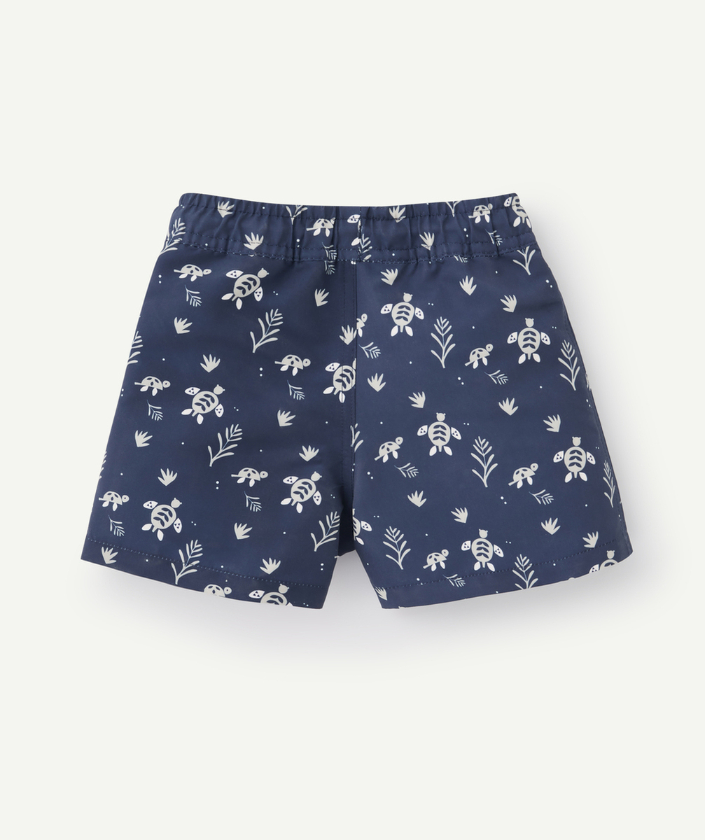 FRESKSHORT DE BAIN ANTI UV GARÇON BLEU INDIGO TORTUE