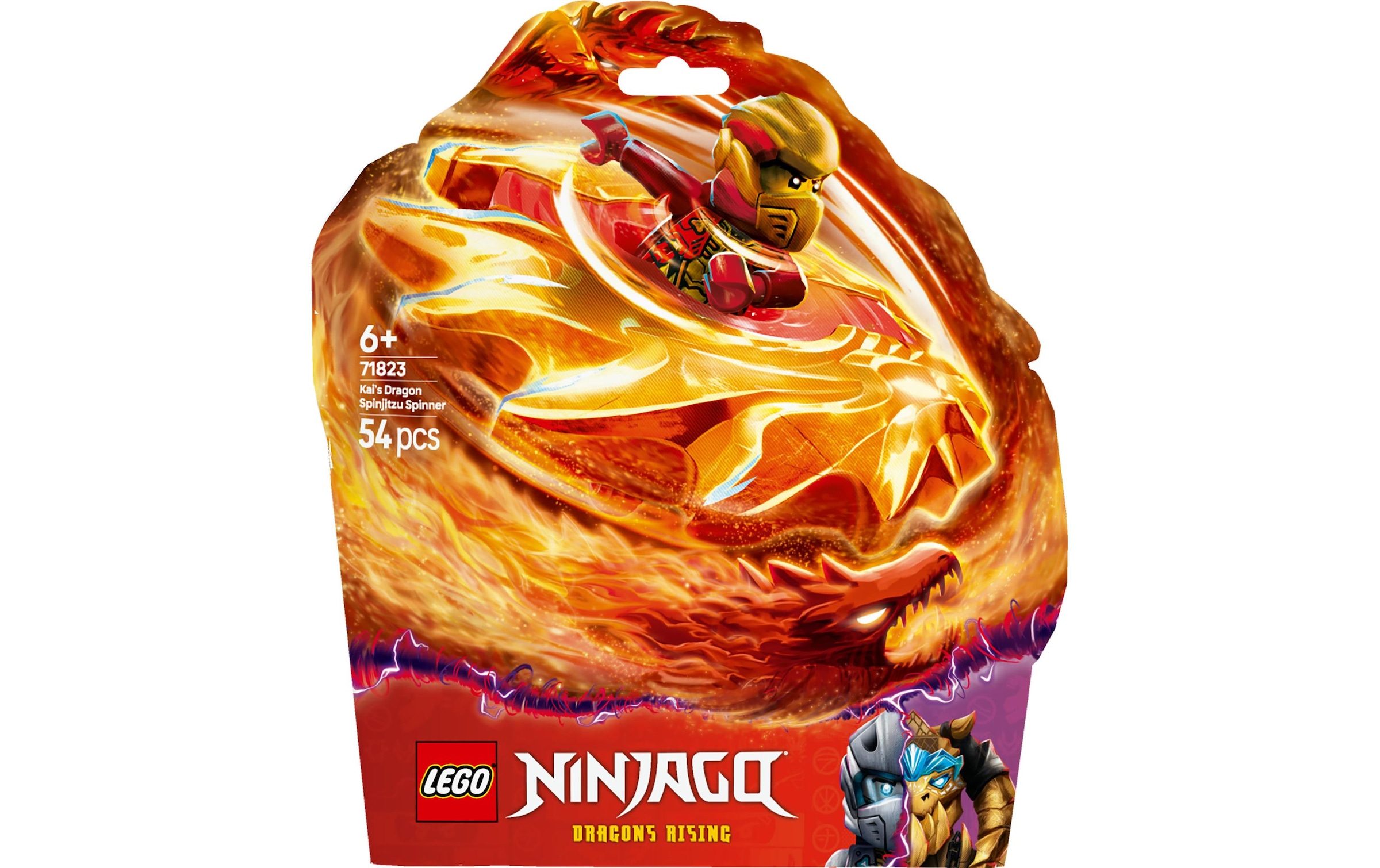 LEGO® Spielbausteine »Ninjago Kais Drachen-Spinjitzu-Spinner 71823«