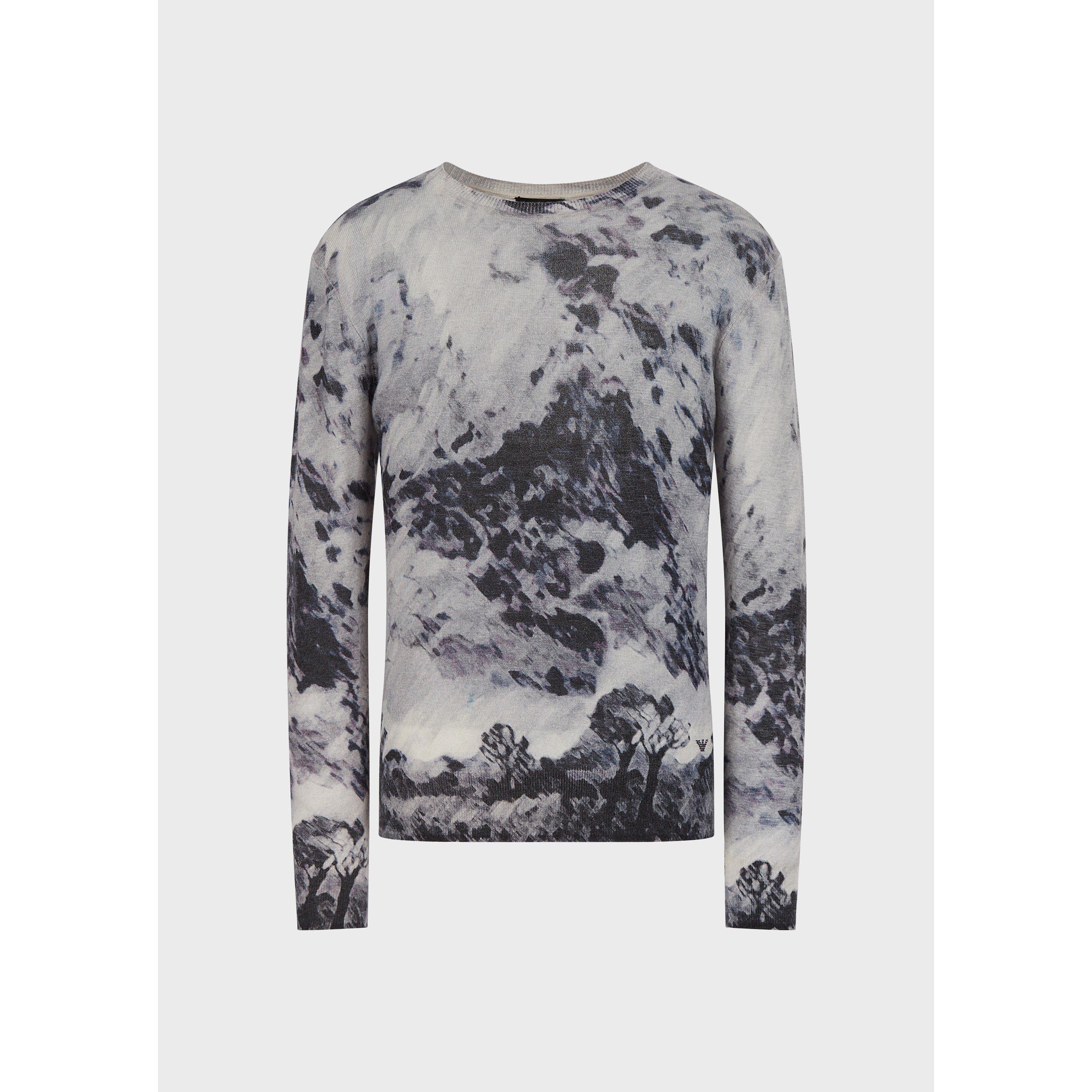 Emporio Armani Tye Dye Knit Top