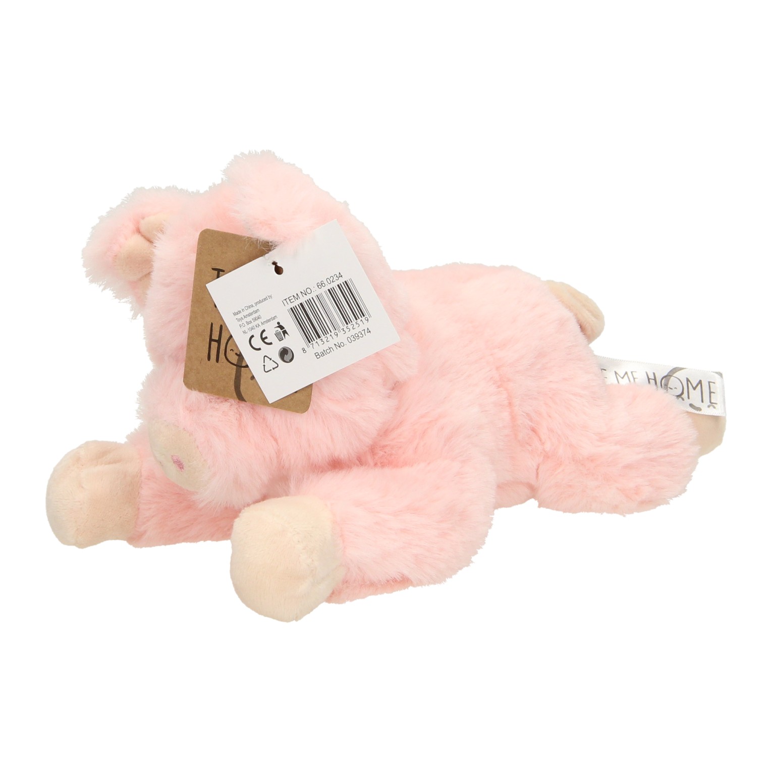 Take Me Home Boerderijdieren Knuffel Liggend - Varken