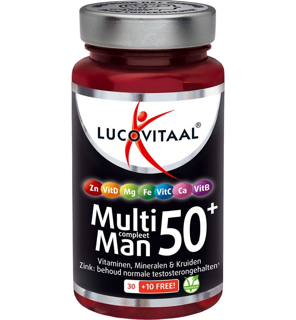 Lucovitaal Multi Compleet Man 50+ (40 tabletten)
