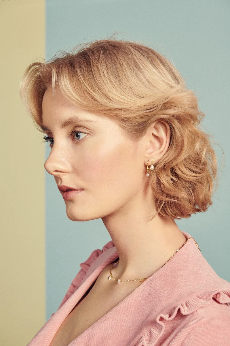Pernille Corydon  Ocean Dream øreringe - Forgyldt