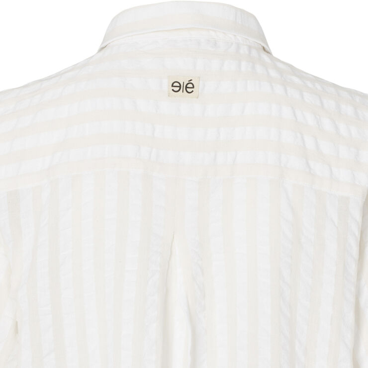 esmé studios ESCandy SS Dress - GOTS Buttercream stripes