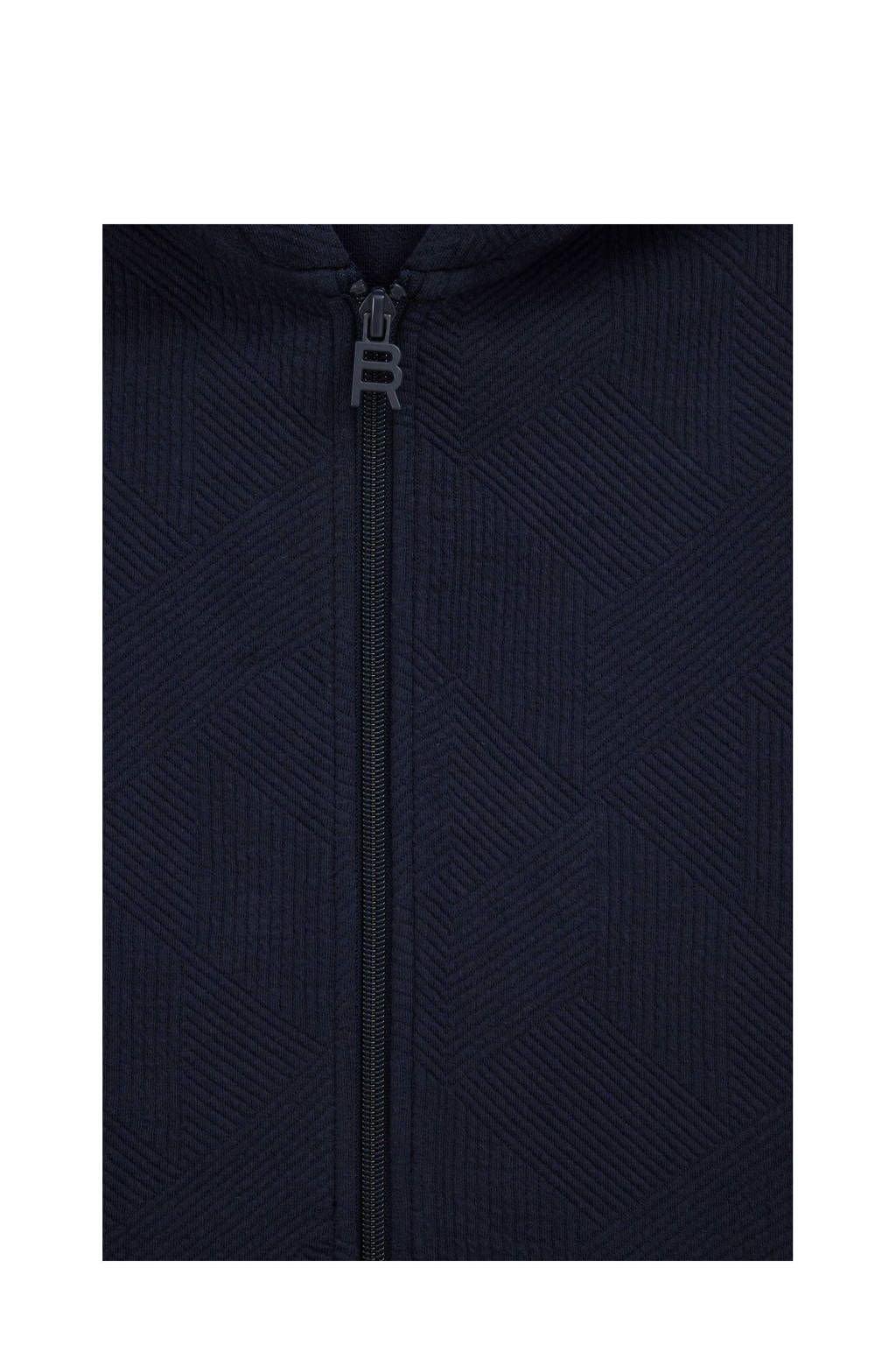 WE Fashion sweatvest donkerblauw