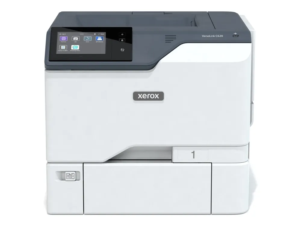 Xerox VersaLink C620V_DN - Printer - farve - Duplex - laser - A4/Legal - 1200 x 1200 dpi - op til 50 spm (mono) / op til 50 spm (farve) - kapacitet: 650 ark - Gigabit LAN, USB 2.0, NFC, USB vært - Green World Alliance returneringsprogram