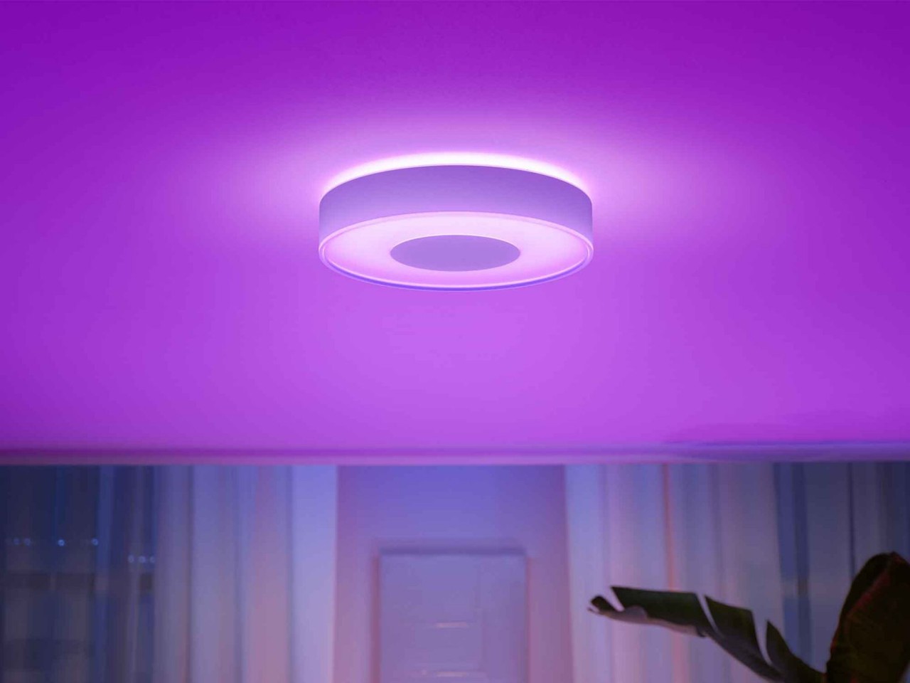 Philips Hue - 2x Infuse Medium Loft Lamper & 1x Hue Bridge - Bundle