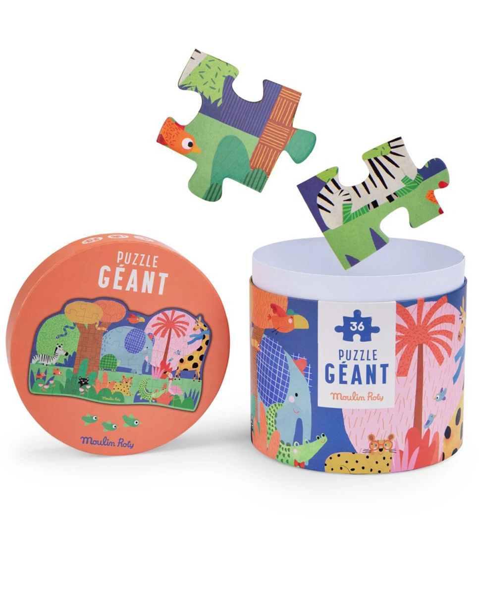 Puzzle TIERE 36-teilig in bunt