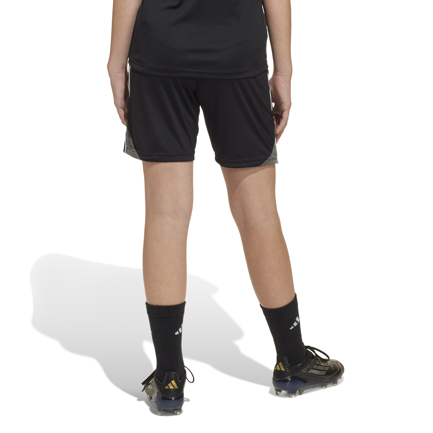 Adidas Tiro 25 Competition Trainingsbroekje Kids Zwart Wit Grijs