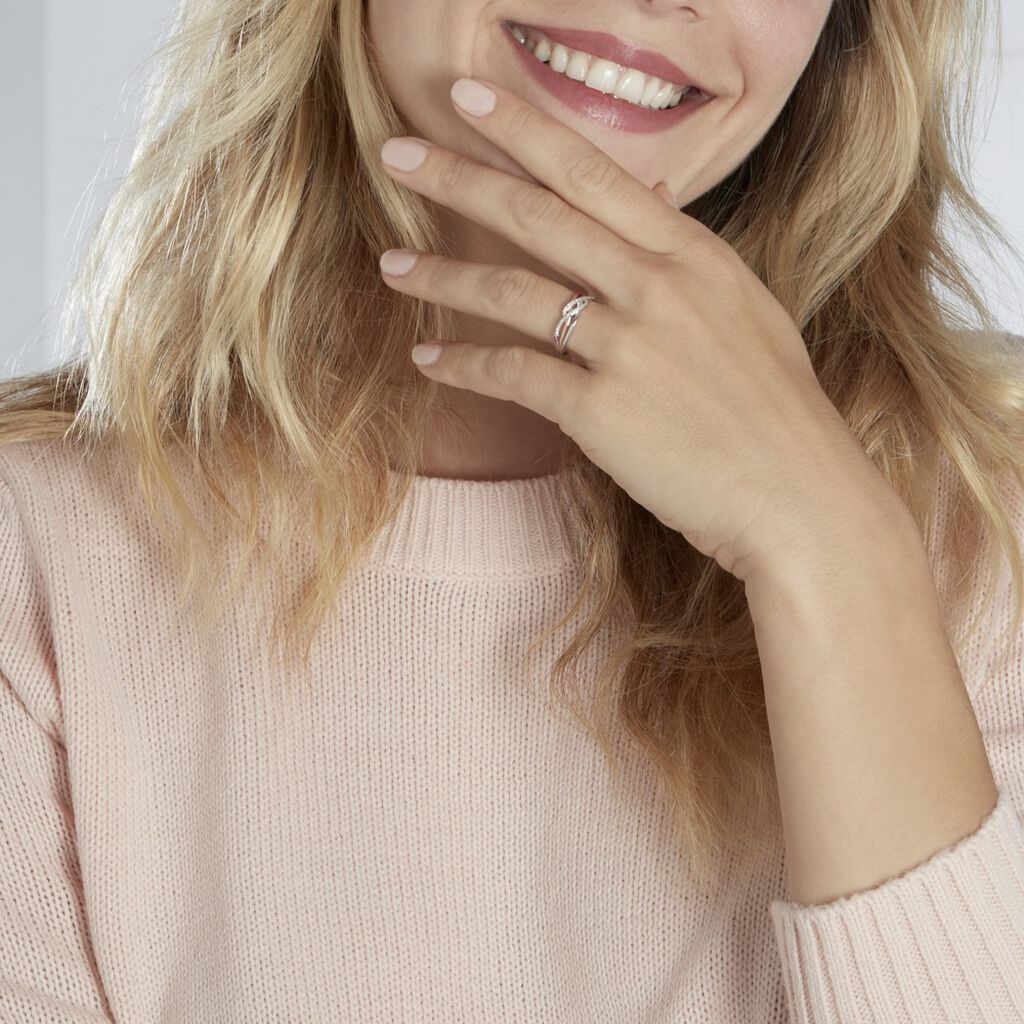Bague Zinna Or Bicolore Diamant