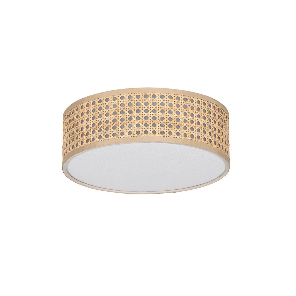 Oosterse plafondlamp rotan 30 cm - Tromma