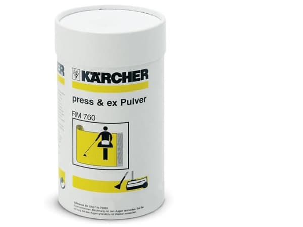 Kärcher CarpetPro RM 760 Classic - Rengjøringsmiddel - pulver - potte - 800 g - profesjonell - konsentrert - hvit - for Kärcher Puzzi 30/4E, Puzzi 8/