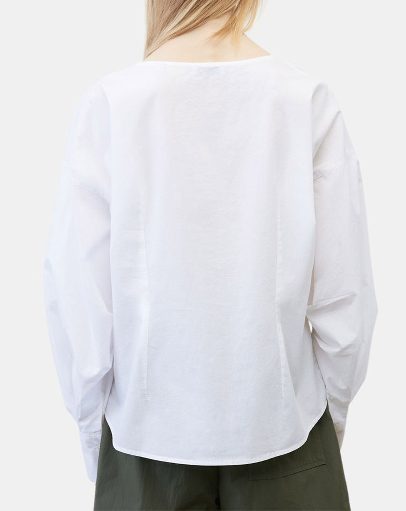 Marc O'Polo Chemise col V poche blanche